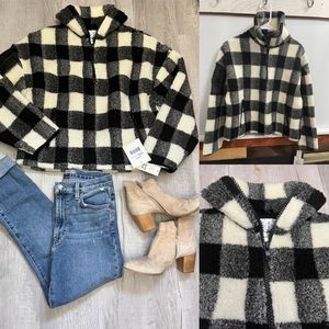 NWT BOUNDLESS NORTH THICK JACKET NORDSTROM’S PULLOVER SHEARLING  BUFFALO…
